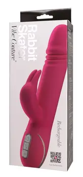 You2Toys Rabbit Skater Roze Silikonski Intimni Uređaj 23 cm Vodootporan