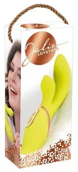 You2Toys Julie Dual-Action Vibrator Flexible Silicone Pink 20cm