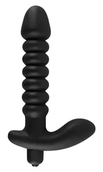 Black Velvets Dvostruki Intimni Uređaj Silikon 17cm Crna