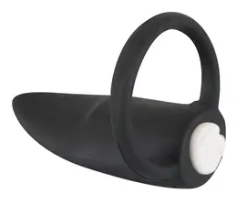 Bad Kitty Vibrating Support Ring 6cm Silicone Black Multi-Use