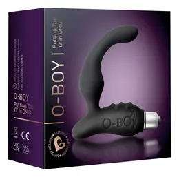Rocks Off O-Boy 7 Black - Intimate Wellness Device, 7 Modes, Silicone