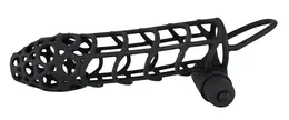 Black Velvets Silicone Sleeve with Vibrating Bullet, Flexible 14 cm