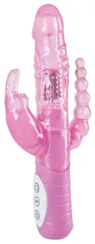 You2Toys Rabbit Dual Pleasure Pink Multi-Motor Intimate Device 22cm