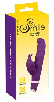 Smile G-Butterfly Silikonski Dual Motor intimni uređaj Ljubičasta 15.5cm