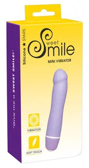 Sweet Smile Sweety Ljubičasti intimni vibrirajući uređaj 7 režima 12.4 cm