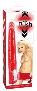 You2Toys Red Push Thrusting Vibration System 27.5cm - Red
