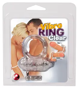 You2Toys Vibro Ring Clear Silicone Stretchable Intimate System 3cm