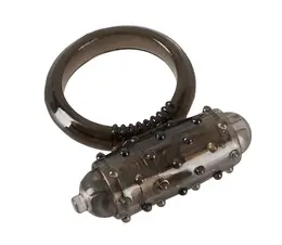 You2Toys Vibro Ring Dark - fleksibilni intimni prsten sa mini vibracijom