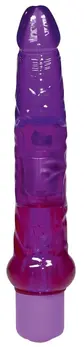 You2Toys Jelly Anal Vibrator Purple Flexible 17.5cm TPE
