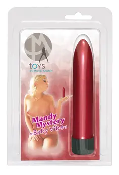 Mandy Mystery Baby Vibe Red 13cm Multi-Brzinski Lični Masažer