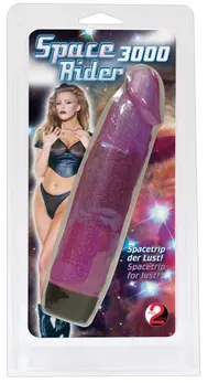 You2Toys Space Rider 3000 Vibrating Device Pink Glitter 18.5 cm