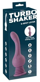 You2Toys Turbo Shaker G-Spot Model sa Usisnom Bazom, 23.7 cm, Ljubičasta