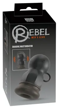 Rebel Intimate Shaking Device Model 24147 - 3-Speed, Rechargeable, Black