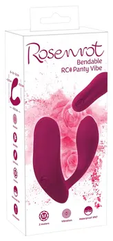 Rosenrot Bendable RC Panty Vibe - Dual Motor, Remote, Silicone, Pink