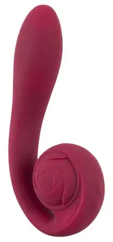 Rosenrot Rose Savtljivi Dvomotorni Fleksibilni Intimni Masažer Roze 20cm