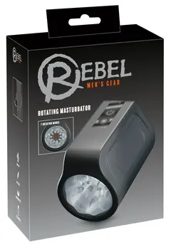 Rebel Rotirajući Intimni Uređaj 7 Načina Vodootporan Crni 12.2 cm
