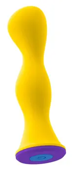 bunt. Vibrating Anal System Colour Block 12.6 cm Waterproof Rechargeable