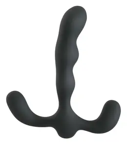 ANOS Prostate Plug 3-Motorni Silikonski Model, Vodootporan, 13cm, Crna