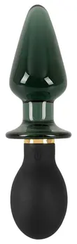 ANOS Double-Ended Intimate Machine Silicone & Glass, 10 Modes, 16.6 cm