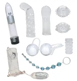 You2Toys Crystal Clear 8-Piece Transparent Intimate Toy Set
