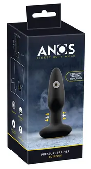 ANOS Pressure Trainer Silicone Plug with Pressure Sensor, 14.9 cm, Black