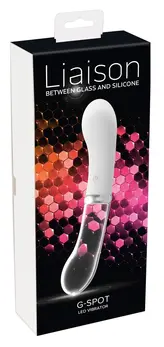 Liaison Dual-Sided G-Spot Intimate Device Glass & Silicone LED 18cm