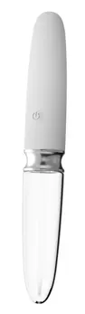 Liaison Straight LED Dual-Ended Glass & Silicone Intimate Massager 17.7cm
