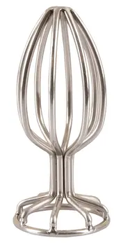 ANOS Metal Cage Stainless Steel Intimate Plug 3.8 cm