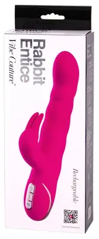 Vibe Couture Entice Rabbit - Flexible Triple Motor Model, Purple, 22.9 cm