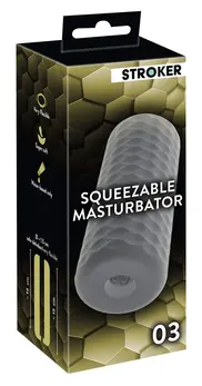 Stroker Model 03 Discreet Intimate Machine, 15 cm, TPE, Non-slip Grip