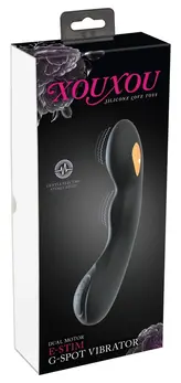 JOLT e-G-Spot Intimate Massager with E-Stim & Vibration, Purple, 20 cm