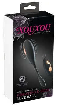 JOLT e-RC Love Ball Intimni Trenažer sa E-Stimulacijom i Vibracijom, 18.6 cm, Ružičasta