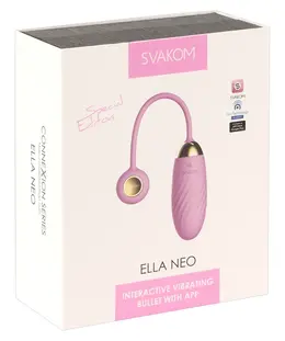 SVAKOM Ella Neo Ružičasta – Interaktivna Vibro-Lopta sa Aplikacijom, 21 cm