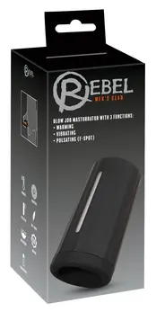 Rebel Intimni Uređaj 3-u-1 sa Zagrevanjem i Vibracijom, Crna, 14.2 cm
