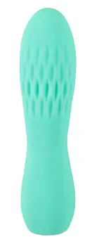 Cuties Mini Vibrator Green 3.G - Compact Waterproof Silicone Model
