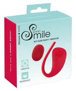 Sweet Smile RC Slim Panty Vibe - Remote-Controlled Waterproof Model 7.8 cm