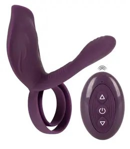 Couples Choice RC Intimni Prsten Vibration Sa Daljinskim Upravljanjem, Crna, Punjenje Putem USB-a