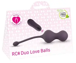 You2Toys RC Duo Vibrating Love Balls Silicone 10 Modes Black 48g