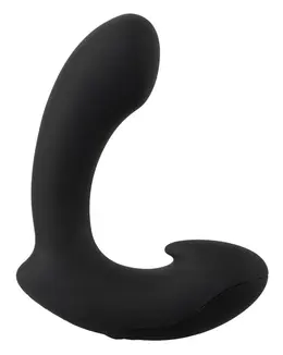 ANOS Mini Prostate Plug 7-Mode Vibrating Silicone Black 10.5cm