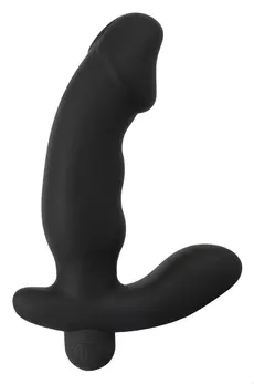 ANOS Prostata Masažer Vibe Sistem Silikon Crni 14 cm USB Punjenje