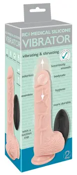 You2Toys RC Medicinski Silikonski Intimni Uređaj sa Potiskivanjem i Rotacijom 21 cm