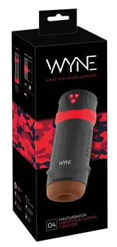 WYNE Intimna Mašina sa Negativnim Pritiskom Sisanjem i Vibracijom, 23.7 cm, Crna