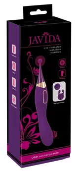 Javida Multi-Function Intimate Massager 10-Mode USB Rechargeable 22.9cm
