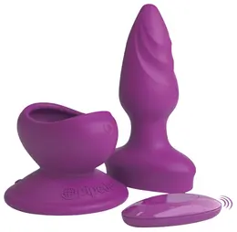 Pipedream Wall Banger Vibrating Plug with Remote & Suction Base, 12 cm