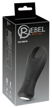 Rebel Fleksibilna Silikonska Intimna Mašina sa Vibro-Krilcima Crna 16cm