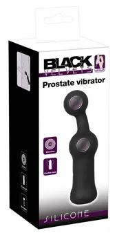 Black Velvets Vibrator za Prostatu 10-Režima Fleksibilni Analni Masažer, Crni