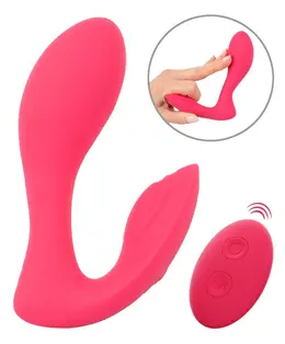 Sweet Smile G-Spot Panty Vibrator Dual Motor Silicone Pink 12.8cm
