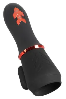 Rebel Dvomotorni Intimni Stimulator Kompaktni Vodootporan Crni 16.9cm