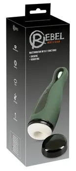 Rebel Intimna Mašina 2-u-1 Sisanje i Vibracija, Crna, 25.8 cm