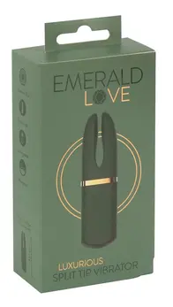 Emerald Love Luxurious Split Tip Vibrator Dual Arm Waterproof 13.1cm